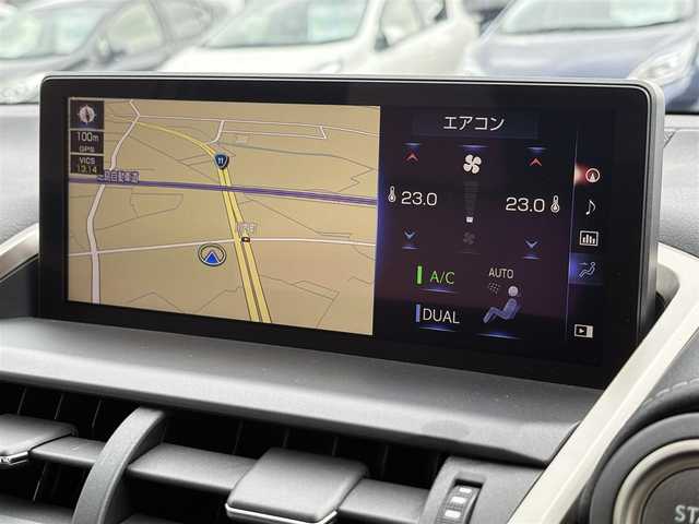 レクサス ＮＸ 300 Fスポーツ 徳島県 2017(平29)年 3.4万km ヒートブルーコントラストレイヤリング 純正メーカーナビ/　ラジオ/BT/SD/フルセグ/DISC/USB/AUX/サンルーフ/レクサスセーフティーシステム/パノラミックビューモニター/ドライブレコーダー/レーダークルーズコントロール/パワーバックドア/ビルトインETC2.0/3限LEDオートヘッドライト/シートヒーター/ステアリングヒーター/ベンチレーター/コーナーセンサー/純正フロアマット/ドアバイザー/ブラインドスポットモニター/パドルシフト/シートメモリ/アクティブサウンドコントロール/フォグライト/ドアバイザー