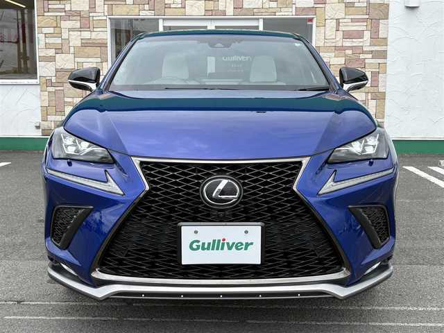 レクサス ＮＸ 300 Fスポーツ 徳島県 2017(平29)年 3.4万km ヒートブルーコントラストレイヤリング 純正メーカーナビ/　ラジオ/BT/SD/フルセグ/DISC/USB/AUX/サンルーフ/レクサスセーフティーシステム/パノラミックビューモニター/ドライブレコーダー/レーダークルーズコントロール/パワーバックドア/ビルトインETC2.0/3限LEDオートヘッドライト/シートヒーター/ステアリングヒーター/ベンチレーター/コーナーセンサー/純正フロアマット/ドアバイザー/ブラインドスポットモニター/パドルシフト/シートメモリ/アクティブサウンドコントロール/フォグライト/ドアバイザー