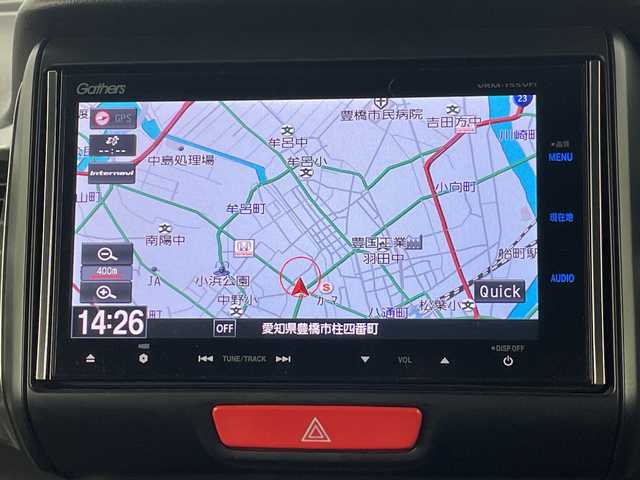 ホンダ Ｎ ＢＯＸ スラッシュ X 愛知県 2014(平26)年 4.4万km スマートブラック 純正7インチナビ（AM/FM/地上D/BT/CD/DVD）/サウンドマッピングシステム/D/N席シートヒーター/バックロードホーン型サブウーファー/置くだけ充電/クルーズコントロール/シティブレーキアクティブシステム/横滑り防止機能/ステアリングヒーター/バックカメラ/ETC/電動格納ミラー/オートライト/前方ドライブレコーダー/純正フロアマット/プッシュスタート/スマートキー