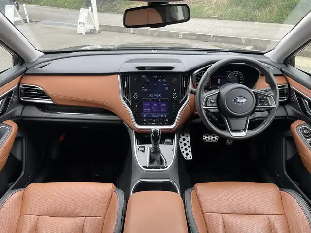 スバル アウトバック 富山県 2021(令3)年 5.7万km クリスタルブラックシリカ 純正ナビ／/フルセグＴＶ／/Ｂｌｕｅｔｏｏｔｈ／/ＤＶＤ再生／/サイドカメラ／/バックカメラ／/スマートキー／/プッシュスタートエンジン／/パワーバックドア/アイサイト／/レーダークルーズコントロール/レーンキープアシスト/ルーフレール／/エアシート／/シートヒーター／/パワーシート/ビルトインＥＴＣ