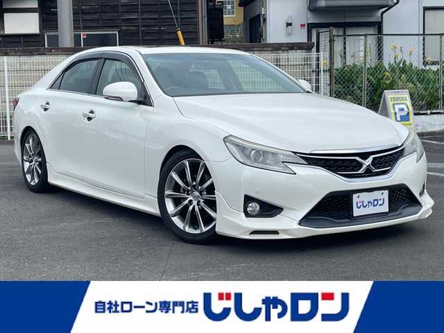 トヨタ マークＸ 250G Sパッケージ 茨城県 2012(平24)年 10.2万km ホワイトパールクリスタルシャイン (株)IDOMが運営する【じしゃロン水戸店】の自社ローン専用車両になりますこちらは現金またはオートローンご利用時の価格です。自社ローンご希望の方は別途その旨お申付け下さい/サンルーフ/黒革シート/パワーシート/シートヒーター/純正HDDナビ/フルセグ/Bluetooth/サイド＆バックカメラ/ETC/HIDヘッドライト/車高調