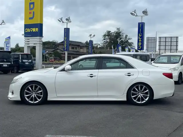 トヨタ マークＸ 250G Sパッケージ 茨城県 2012(平24)年 10.2万km ホワイトパールクリスタルシャイン (株)IDOMが運営する【じしゃロン水戸店】の自社ローン専用車両になりますこちらは現金またはオートローンご利用時の価格です。自社ローンご希望の方は別途その旨お申付け下さい/サンルーフ/黒革シート/パワーシート/シートヒーター/純正HDDナビ/フルセグ/Bluetooth/サイド＆バックカメラ/ETC/HIDヘッドライト/車高調