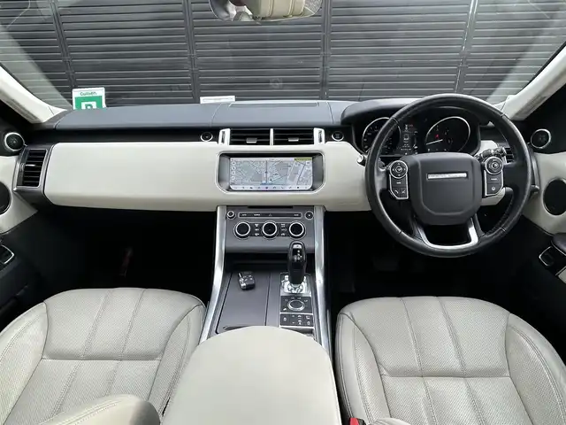 ランドローバー レンジローバースポーツ HSE 埼玉県 2017(平29)年 5.8万km パール リヤシートエンターテイメント/白革シート/ステアリングヒーター/メモリナビ/フルセグテレビ/バックカメラ/アイドリングストップ/クルーズコントロール/サンルーフ/プッシュスタート/パワーバックドア/ETC/保証書/取扱説明書
