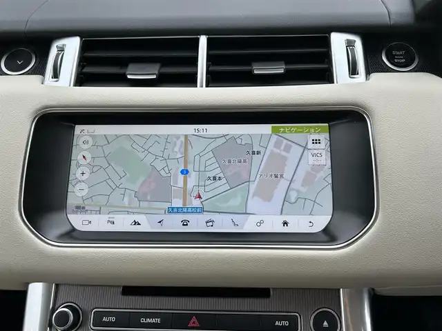 ランドローバー レンジローバースポーツ HSE 埼玉県 2017(平29)年 5.8万km パール リヤシートエンターテイメント/白革シート/ステアリングヒーター/メモリナビ/フルセグテレビ/バックカメラ/アイドリングストップ/クルーズコントロール/サンルーフ/プッシュスタート/パワーバックドア/ETC/保証書/取扱説明書