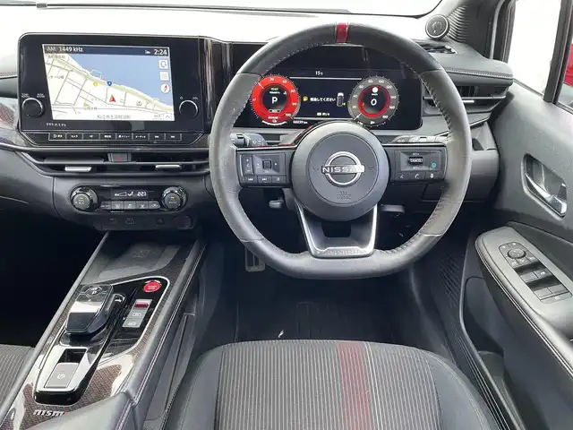 日産 オーラ ニスモ 島根県 2021(令3)年 6.6万km ピュアホワイトパール / スーパーブラック 2トーン 純正ナビ/Bluetooth/HDMI/プロパイロット/柿本製マフラー/デジタルインナーミラー/全周囲カメラ/バックカメラ/フロントカメラ/サイドカメラ/ワイヤレス充電/ドライブレコーダー/前後コーナーセンサー/ブラインドスポットモニター/レーンキープアシスト/横滑り防止装置/衝突被害軽減ブレーキ/オートライト/LEDヘッドライト/フォグランプ/禁煙車/ETC2.0/純正14インチAW