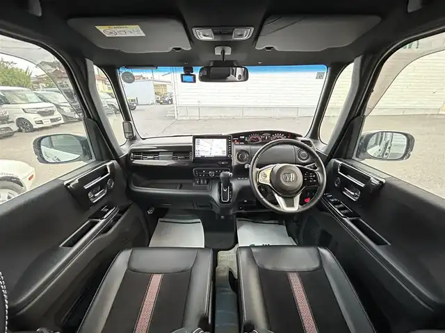 ホンダ Ｎ ＢＯＸ カスタム G EX ターボ ホンダセンシング 山形県 2017(平29)年 7.2万km プレミアムホワイトパールⅡ 純正8インチSDナビ/・フルセグ/CD/DVD/AM/FM/Bluetooth/衝突被害軽減ブレーキ/横滑り防止装置/盗難防止装置/コーナーセンサー/バックカメラ/オートライト/LEDライト/フォグランプ/スマートキー/スペアキー/両側パワースライドドア/クルーズコントロール/レーンキープアシスト/ダブルサイドエアバック/ETC/ドライブレコーダー/純正アルミホイール/シートヒーター