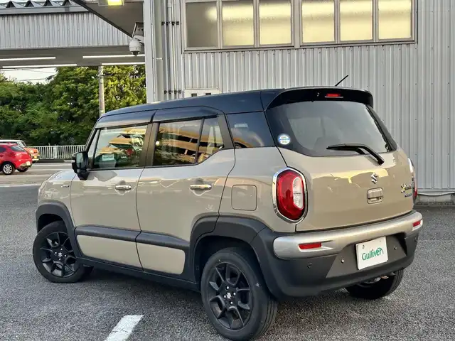 スズキ クロスビー HYBRID MZ 静岡県 2020(令2)年 3.7万km キャラバンアイボリーパールメタリック/ブラック 2トーンルーフ ユーザー買取車両/ワンオーナー/純正SDナビ(CN-RZ753W)/　【CD/DVD/BT/地デジフルセグTV】/純正16インチAW/クルーズコントロール/全方位モニター/前席シートヒーター/ドライブレコーダー/パドルシフト/デュアルセンサーブレーキサポート/誤発進抑制機能/後退時ブレーキサポート/後方誤発進抑制機能/リアパーキングセンサー/アイドリングストップシステム/ビルトインETC/スマートキー/プッシュスタート/USBポート/新車時保証書/取扱説明書