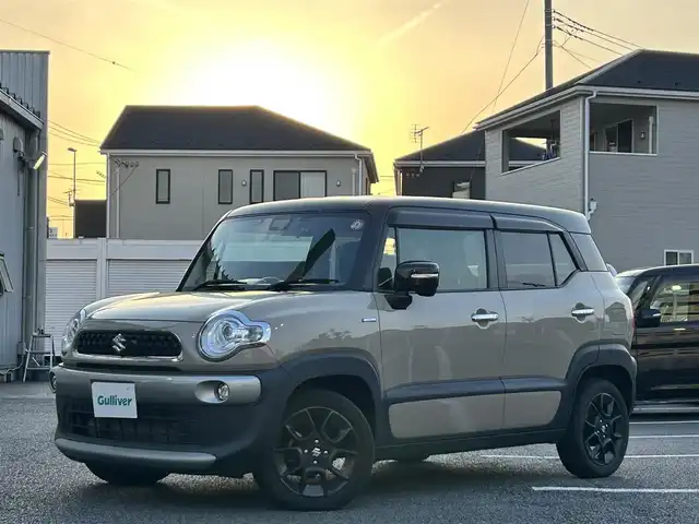 スズキ クロスビー HYBRID MZ 静岡県 2020(令2)年 3.7万km キャラバンアイボリーパールメタリック/ブラック 2トーンルーフ ユーザー買取車両/ワンオーナー/純正SDナビ(CN-RZ753W)/　【CD/DVD/BT/地デジフルセグTV】/純正16インチAW/クルーズコントロール/全方位モニター/前席シートヒーター/ドライブレコーダー/パドルシフト/デュアルセンサーブレーキサポート/誤発進抑制機能/後退時ブレーキサポート/後方誤発進抑制機能/リアパーキングセンサー/アイドリングストップシステム/ビルトインETC/スマートキー/プッシュスタート/USBポート/新車時保証書/取扱説明書