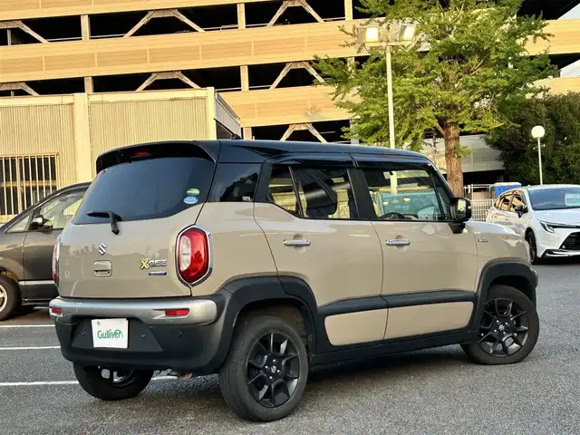 スズキ クロスビー HYBRID MZ 静岡県 2020(令2)年 3.7万km キャラバンアイボリーパールメタリック/ブラック 2トーンルーフ ユーザー買取車両/ワンオーナー/純正SDナビ(CN-RZ753W)/　【CD/DVD/BT/地デジフルセグTV】/純正16インチAW/クルーズコントロール/全方位モニター/前席シートヒーター/ドライブレコーダー/パドルシフト/デュアルセンサーブレーキサポート/誤発進抑制機能/後退時ブレーキサポート/後方誤発進抑制機能/リアパーキングセンサー/アイドリングストップシステム/ビルトインETC/スマートキー/プッシュスタート/USBポート/新車時保証書/取扱説明書