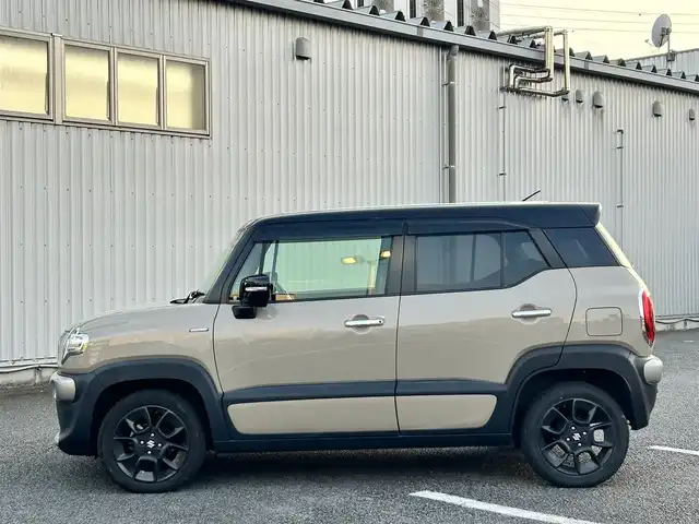 スズキ クロスビー HYBRID MZ 静岡県 2020(令2)年 3.7万km キャラバンアイボリーパールメタリック/ブラック 2トーンルーフ ユーザー買取車両/ワンオーナー/純正SDナビ(CN-RZ753W)/　【CD/DVD/BT/地デジフルセグTV】/純正16インチAW/クルーズコントロール/全方位モニター/前席シートヒーター/ドライブレコーダー/パドルシフト/デュアルセンサーブレーキサポート/誤発進抑制機能/後退時ブレーキサポート/後方誤発進抑制機能/リアパーキングセンサー/アイドリングストップシステム/ビルトインETC/スマートキー/プッシュスタート/USBポート/新車時保証書/取扱説明書