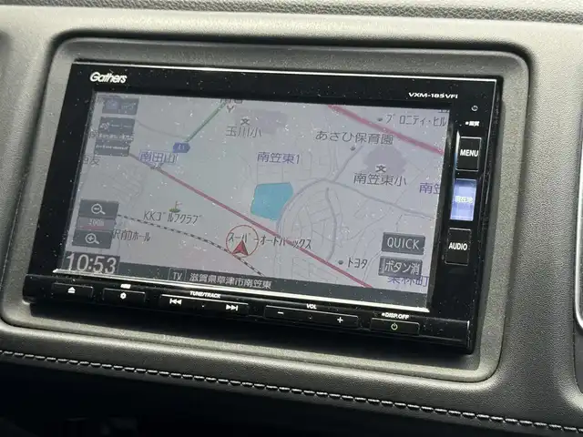 ホンダ ヴェゼル ハイブリッド Z ホンダセンシング 滋賀県 2018(平30)年 5.6万km ミッドナイトブルービームM 禁煙車/純正ナビ/(CD/DVD/フルセグ/Bluetooth)/バックカメラ/ハーフレザーシート/シートヒーター(D/N)/ドラレコ/レーダークルコン/ステアリングスイッチ/LEDヘッドライト/オートライト/レーンキープアシスト/プッシュスタート/スマートキー/スペアキー