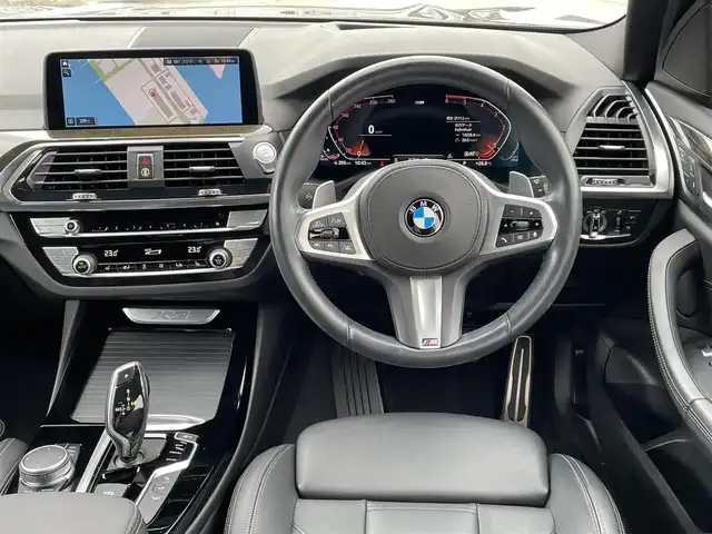 ＢＭＷ Ｘ３ xDrive20d Mスポーツ 東京都 2021(令3)年 3.2万km サファイアブラックP ワンオーナー/純正ナビ/フルセグＴＶ/３６０°カメラ　/レザーシート　/シートヒーター　/パワーバックドア　/ＥＴＣ　/ＨＵＤ　/Ａｐｐｌｅ　Ｃａｒ　Ｐｌａｙ　/ＡＣＣ　/ＢＳＭ　/レーンキープ　/ワイヤレス充電