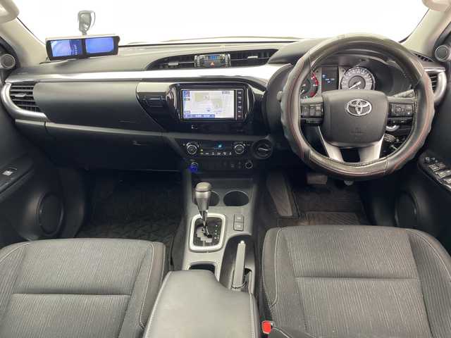 トヨタ ハイラックス Z 千葉県 2020(令2)年 6.8万km アティチュードブラックマイカ ダブルサイドエアバック/カーテンエアバック/衝突軽減/レーンキープアシスト/横滑り防止/コーナーセンサー前後/LED/純正フロアマット/TRDアルミホイール/ETC/テレビナビ/BT/CD/SD/ドライブレコーダー前後