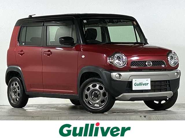 マツダ フレア クロスオーバー XG 広島県 2019(平31)年 1.4万km フェニックスレッドパール/ブラック 禁煙/デュアルブレーキサポート/車線逸脱警報/純正ナビ（A9K4）/・フルセグ/CD/DVD/Bluetooth/SD/バックカメラ/HIDヘッドライト/オートライト/ステアリングスイッチ/シートヒーター（D/N）/アイドリングストップ/純正フロアマット/純正ドアバイザー/ETC