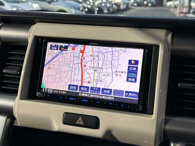 マツダ フレア クロスオーバー XG 広島県 2019(平31)年 1.4万km フェニックスレッドパール/ブラック 禁煙/デュアルブレーキサポート/車線逸脱警報/純正ナビ（A9K4）/・フルセグ/CD/DVD/Bluetooth/SD/バックカメラ/HIDヘッドライト/オートライト/ステアリングスイッチ/シートヒーター（D/N）/アイドリングストップ/純正フロアマット/純正ドアバイザー/ETC