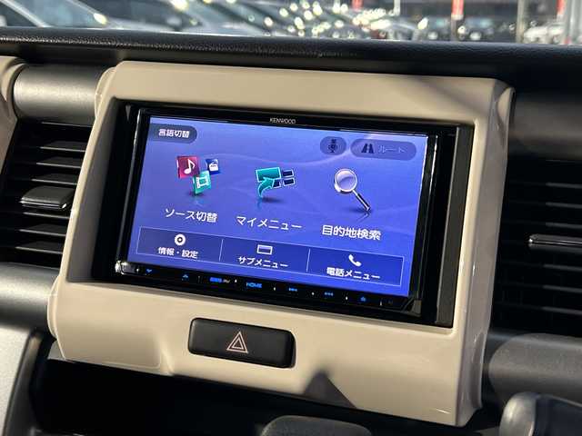 マツダ フレア クロスオーバー XG 広島県 2019(平31)年 1.4万km フェニックスレッドパール/ブラック 禁煙/デュアルブレーキサポート/車線逸脱警報/純正ナビ（A9K4）/・フルセグ/CD/DVD/Bluetooth/SD/バックカメラ/HIDヘッドライト/オートライト/ステアリングスイッチ/シートヒーター（D/N）/アイドリングストップ/純正フロアマット/純正ドアバイザー/ETC