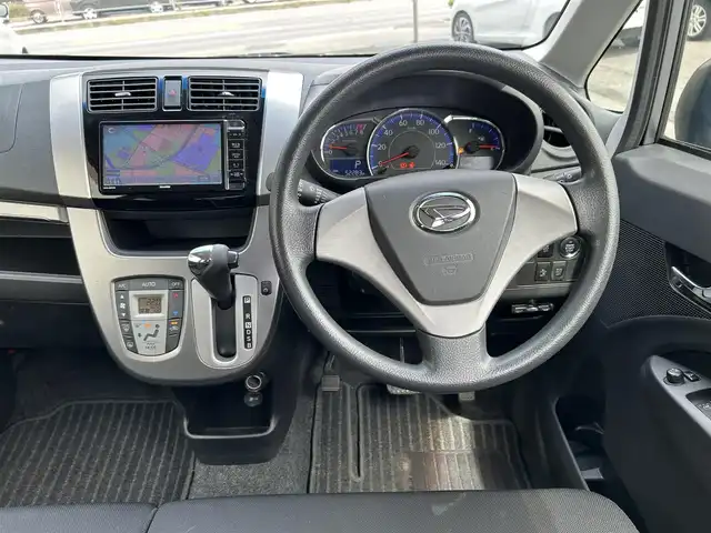 ダイハツ ムーヴ カスタム X スマートセレSA 愛知県 2014(平26)年 5.3万km タングステングレーM 社外SDナビ/AMFM/BT/CD/フルセグ/プッシュスタート/衝突被害軽減システム/横滑り防止装置/バックカメラ/ETC/ベンチシート/スマートキー/純正AW