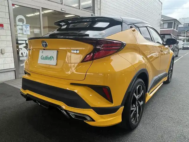 トヨタ Ｃ－ＨＲ G 愛知県 2020(令2)年 4.3万km ブラック/イエロー ワンオーナー/MODELLITAエアロキット/・フロントスポイラー/・サイドスカート/・リアスカート/純正ディスプライオーディオ/・ナビ／Bluetooth／Miracast/バックカメラ/LEDヘッドライト／フォグランプ/シーケンシャルターンランプ/ハーフレザーシート/TOYOTA SAFETY SENSE/・プリクラッシュセーフティ/・レーンディパーチャーアラート/・オートマチックハイビーム/・レーダークルーズコントロール/ブラインドスポットモニター/純正18インチAW/スマートキー＆プッシュスタート/応急用スペアタイヤ
