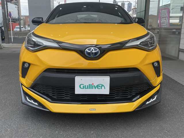 トヨタ Ｃ－ＨＲ G 愛知県 2020(令2)年 4.3万km ブラック/イエロー ワンオーナー/MODELLITAエアロキット/・フロントスポイラー/・サイドスカート/・リアスカート/純正ディスプライオーディオ/・ナビ／Bluetooth／Miracast/バックカメラ/LEDヘッドライト／フォグランプ/シーケンシャルターンランプ/ハーフレザーシート/TOYOTA SAFETY SENSE/・プリクラッシュセーフティ/・レーンディパーチャーアラート/・オートマチックハイビーム/・レーダークルーズコントロール/ブラインドスポットモニター/純正18インチAW/スマートキー＆プッシュスタート/応急用スペアタイヤ