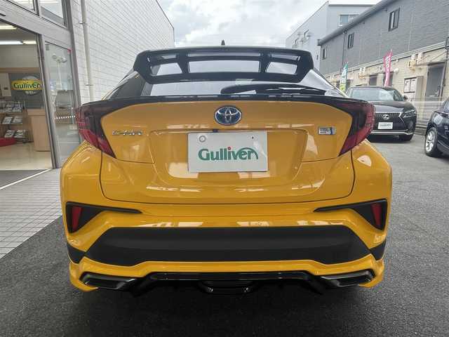 トヨタ Ｃ－ＨＲ G 愛知県 2020(令2)年 4.3万km ブラック/イエロー ワンオーナー/MODELLITAエアロキット/・フロントスポイラー/・サイドスカート/・リアスカート/純正ディスプライオーディオ/・ナビ／Bluetooth／Miracast/バックカメラ/LEDヘッドライト／フォグランプ/シーケンシャルターンランプ/ハーフレザーシート/TOYOTA SAFETY SENSE/・プリクラッシュセーフティ/・レーンディパーチャーアラート/・オートマチックハイビーム/・レーダークルーズコントロール/ブラインドスポットモニター/純正18インチAW/スマートキー＆プッシュスタート/応急用スペアタイヤ
