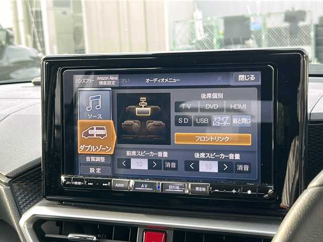 ダイハツ ロッキー プレミアム G 福島県 2022(令4)年 2.4万km グレーマイカM ロッキー専用アルパインナビ　フルセグ　Ｂカメラ　純正ＡＷ　両側シートヒーター　純正ドラレコ　クルコン　電動パーキング　フォグランプ　ＴＶキャンセラー　ＥＴＣ　スペアキー×１　純正フロアマット　４ＷＤ