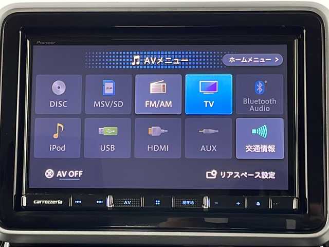 スズキ スペーシア カスタム HYBRID XS ターボ 新潟県 2019(令1)年 1.8万km ピュアホワイトP デュアルセンサーブレーキサポート/社外メモリナビ/　CD/DVD/BT/フルセグ/全周囲カメラ/両側パワースライドドア/クルーズコントロール/LEDオートライト/ハーフレザーシート/純正アルミホイール/パドルシフト/フォグランプ/電格ミラー/ウィンカーミラー/スマートキー/ETC