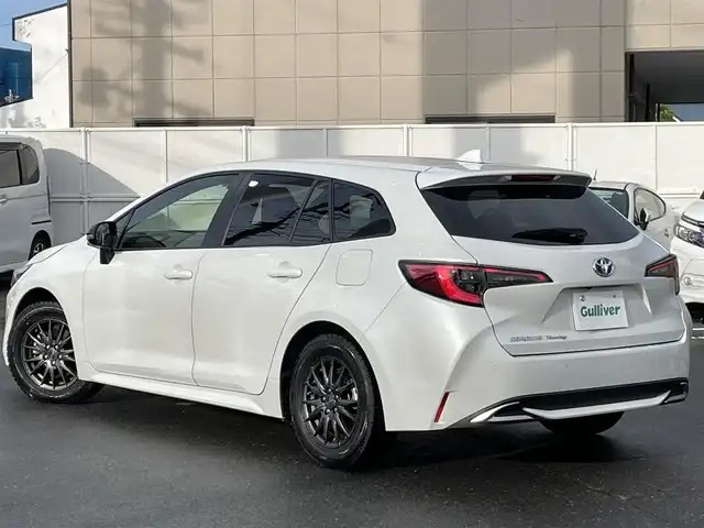 トヨタ カローラツーリング ハイブリッド ダブルバイビー 長野県 2022(令4)年 3.8万km プラチナホワイトパールマイカ 純正ナビ/・Bluetooth/TV/バックカメラ/純正ETC/純正フロアマット/ハーフレザー/社外15インチAW/コーナーセンサー前後/置くだけ充電/電格ミラー/純正AWノーマルタイヤ積み込み/取り扱い説明書/保証書