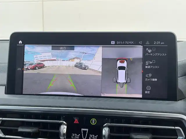 ＢＭＷ Ｘ３ xDrive20d Mスポーツ 岡山県 2022(令4)年 4.6万km アルピンホワイトⅢ HUD/純正iDrive7/アラウンドビューカメラ/モカブラウンレザーシート/シートヒーター/パワーシート/ACC/オートライト/オートハイビーム/レインセンサー/PDC/パーキングアシスト/ライトカーペット/正面衝突警告/側面衝突警告/車線逸脱警告/ステアリングサポート/車線変更警告/パドルシフト/アップルカープレイ/ミラー一体型ETC/BMW純正ルーフキャリア/ドラレコ（F/R）