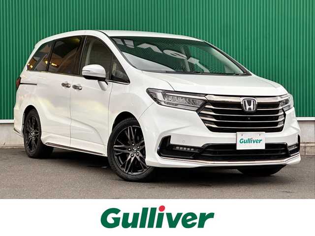 ホンダ オデッセイ ハイブリッド e:HEVアブソルート EX 宮城県 2021(令3)年 4.7万km プラチナホワイトパール 本革シート/＝＝＝/ホンダセンシング/・衝突軽減ブレーキ/・歩行者事故低減ステアリング/・アダプティブクルーズコントロール/・車線維持支援システム/・路外逸脱抑制機能/・誤発進抑制機能/・先行車発進お知らせ機能/・標識認識機能/・後方誤発進抑制機能/マルチビューカメラシステム/スマートパーキングアシストシステム/パーキングセンサーシステム/ブラインドスポットインフォメーション/純正10インチナビ（VXU-217DYi）/・CD/DVD/・Bluetooth/・フルセグTV/ビルトインETC2.0/センターコンソールボックス＋AC電源1500W/ハンズフリーアクセスパワーバックドア/ジェスチャーコントロールパワースライドドア（両側）/パワーシート/シートヒーター/革巻きステアリング/ステアリングスイッチ/電動パーキングブレーキ/ブレーキホールド/LEDヘッドランプ/フォグランプ/オートライト/スマートキー＆プッシュスタート/電動格納ミラー/純正18インチAW/純正フロアマット/W/サイド/カーテンエアバッグ
