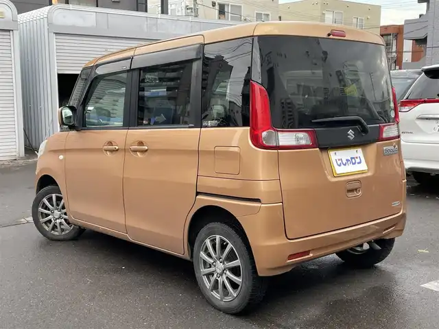 スズキ スペーシア X 道央・札幌 2013(平25)年 10.6万km キャンドルオレンジメタリック プッシュスタート/純正ナビ・TV/バックカメラ/左側パワースライドドア/ETC