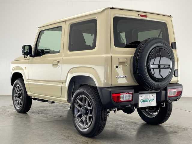 スズキ ジムニー XC 宮崎県 2025(令7)年 0.1千km シフォンアイボリーM 純正フロアマット/シートヒーター/デュアルセンサーブレーキサポート/車線逸脱警報/ハイビームアシスト/パーキングソナー/誤発進抑制機能/クルーズコントロール/ダウンヒルアシストコントロール/トランスファーレバー/LEDヘッドランプ/純正15インチAW