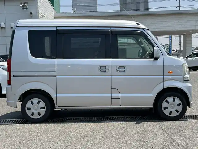 スズキ エブリィ ワゴン JPターボ ハイルーフ 広島県 2012(平24)年 12.8万km シルキーシルバーメタリック ワンオーナー/ターボ/4WD/SDナビ/[CD/AM/FM]/ワンセグTV/D席シートヒーター/ハロゲンフォグランプ/分離式シート/ジャッキ車載/保証書/取扱説明書
