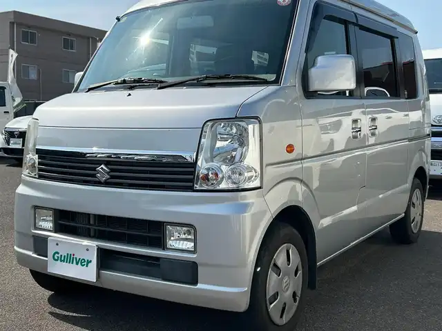 スズキ エブリィ ワゴン JPターボ ハイルーフ 広島県 2012(平24)年 12.8万km シルキーシルバーメタリック ワンオーナー/ターボ/4WD/SDナビ/[CD/AM/FM]/ワンセグTV/D席シートヒーター/ハロゲンフォグランプ/分離式シート/ジャッキ車載/保証書/取扱説明書