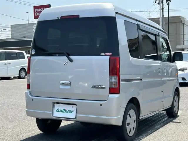 スズキ エブリィ ワゴン JPターボ ハイルーフ 広島県 2012(平24)年 12.8万km シルキーシルバーメタリック ワンオーナー/ターボ/4WD/SDナビ/[CD/AM/FM]/ワンセグTV/D席シートヒーター/ハロゲンフォグランプ/分離式シート/ジャッキ車載/保証書/取扱説明書