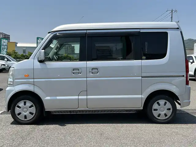 スズキ エブリィ ワゴン JPターボ ハイルーフ 広島県 2012(平24)年 12.8万km シルキーシルバーメタリック ワンオーナー/ターボ/4WD/SDナビ/[CD/AM/FM]/ワンセグTV/D席シートヒーター/ハロゲンフォグランプ/分離式シート/ジャッキ車載/保証書/取扱説明書