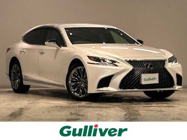 レクサス ＬＳ 500h Iパッケージ 宮城県 2017(平29)年 6.4万km ソニッククォーツ 純正ナビ/アラウンドビューモニター/フルセグTV/Bluetooth、CD、DVD/プリクラッシュセーフティ/レーダークルーズコントロール/レーントレーシングアシスト/アダプティブハイビームシステム/コーナーセンサー/MTモード付きAT/プッシュスタート/シートヒーター/エアシート/ハンドルヒーター/パワーシート/三眼LEDヘッドライト/オートライト/純正ビルトインETC2.0/純正ドライブレコーダー/純正アルミホイール/純正フロアマット/アイドリングストップ/横滑り防止装置