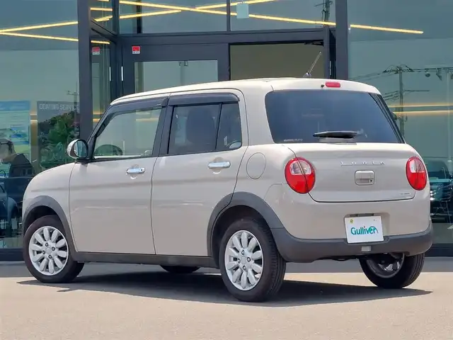 スズキ ラパン F リミテッド 熊本県 2018(平30)年 6.1万km フォーンベージュM レーダーブレーキサポート/SDナビ(AVIC-RZ302)/フルセグTV/CD/DVD/BT/シートヒーター/アイドリングストップ/横滑り防止装置/LEDヘッドライト/革巻きステアリング/純正アルミホイール/保証書・取説・スペアキー