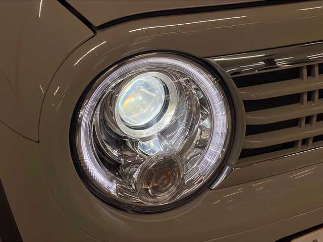 スズキ ラパン F リミテッド 熊本県 2018(平30)年 6.1万km フォーンベージュM レーダーブレーキサポート/SDナビ(AVIC-RZ302)/フルセグTV/CD/DVD/BT/シートヒーター/アイドリングストップ/横滑り防止装置/LEDヘッドライト/革巻きステアリング/純正アルミホイール/保証書・取説・スペアキー