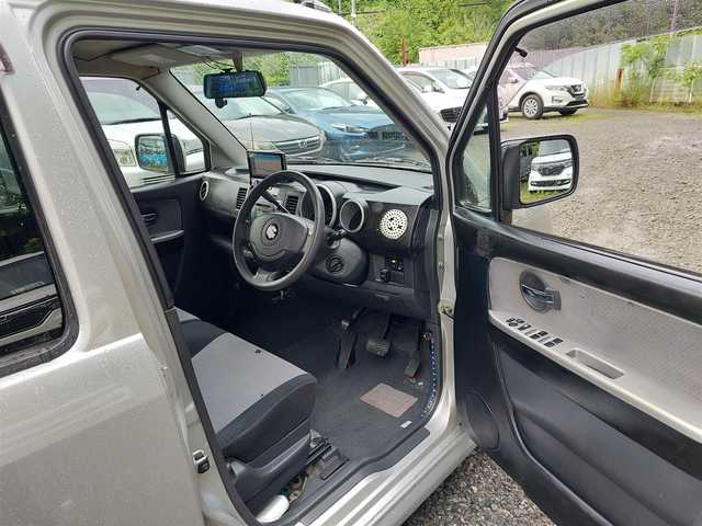 スズキ ワゴンＲ FT－S LTD 東京都 2007(平19)年 10.5万km シルキーシルバーメタリック 社外Gorillaナビ CN-GP715VD/ルームミラー型ドライブレコーダー/HIDヘッドライト/ドアバイザー/14インチ純正アルミホイール
