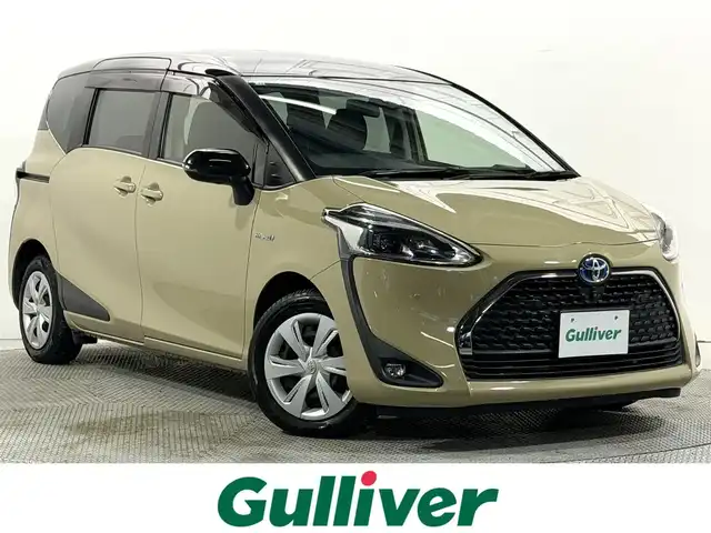 トヨタ シエンタ ハイブリッド ファンベースG 大阪府 2018(平30)年 5.9万km ブラックマイカ/ベージュ 2トーン 純正9型ナビ　全周囲カメラ Bluetooth　フルセグTV DVD再生　トヨタセーフティーセンス　クルーズコントロール　両側パワースライドドア　ビルトインETC オートライト　LEDヘッドライト　スマートキー