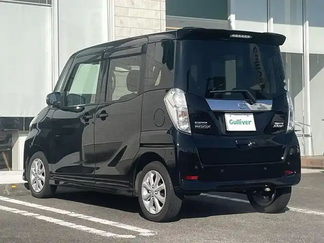 日産 デイズ ルークス ハイウェイスター Xターボ 宮崎県 2019(平31)年 6.4万km 黒 社外ナビゲーション（MDV-D505BTW）/全方位カメラ/衝突軽減ブレーキ/ETC車載器/片側パワースライドドア/オートエアコン/LEDヘッドライト/フォグランプ/アイドリングストップ/プッシュスタート/スマートキー