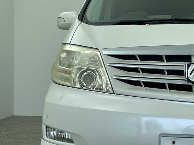 トヨタ アルファード Ｖ MZ 大阪府 2007(平19)年 9万km ホワイトパールマイカ 社外HDDナビ/【CD/DVD】/サンルーフ/ALPINE後席モニター/クルーズコントロール/ETC/パワーシート/両側パワースライドドア/HIDヘッドライト