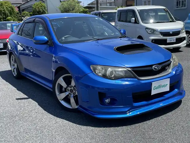 スバル インプレッサ ＷＲＸ STi 神奈川県 2012(平24)年 7.2万km WRブルーマイカ ワンオーナー/純正レカロハーフレザーシート/純正18インチAW/BLITZ車高調/柿本改マフラー/社外HDDナビ・地デジTV/社外CD/DVD/MSV/BT/USB/ETC/プッシュスタート/スマートキー×2/H24/25/26/27/28/29/R1/3/4/5/6年/ディーラー整備記録/保証書・取説あり