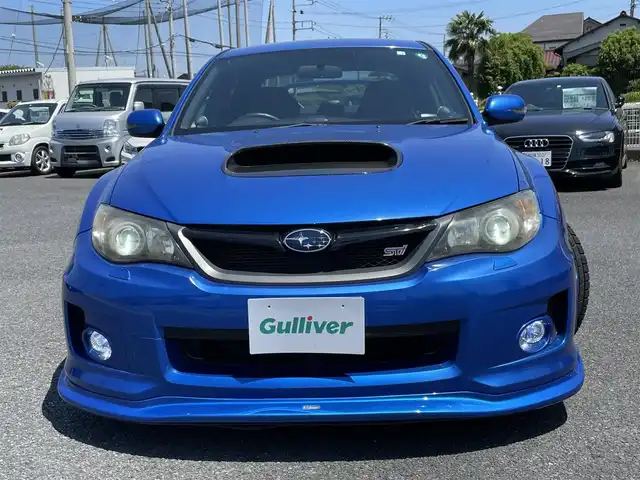 スバル インプレッサ ＷＲＸ STi 神奈川県 2012(平24)年 7.2万km WRブルーマイカ ワンオーナー/純正レカロハーフレザーシート/純正18インチAW/BLITZ車高調/柿本改マフラー/社外HDDナビ・地デジTV/社外CD/DVD/MSV/BT/USB/ETC/プッシュスタート/スマートキー×2/H24/25/26/27/28/29/R1/3/4/5/6年/ディーラー整備記録/保証書・取説あり