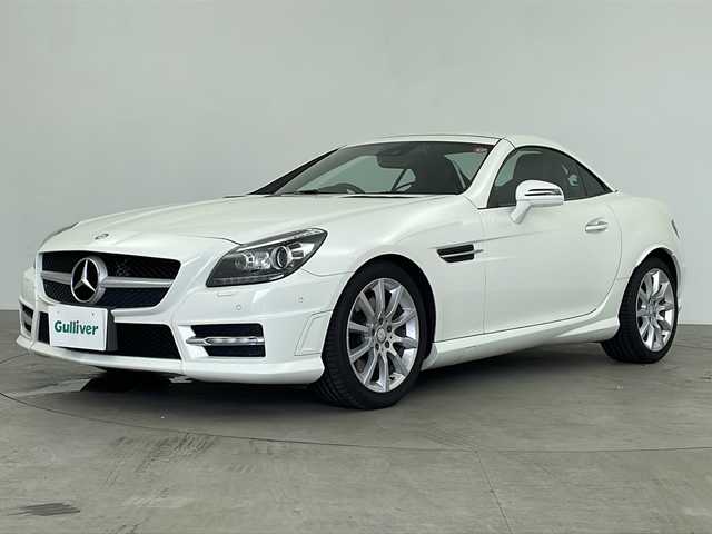 メルセデス・ベンツ ＳＬＫ３５０ ブルーエフィシェンシー 鹿児島県 2012(平24)年 4万km 白 純正ナビ/harman/kardonプレミアムサウンド/クルーズコントロール/パワーシート/レザーシート/シートヒーター/エアスカーフ/純正ドライブレコーダー/オープンカー/取説、保証書