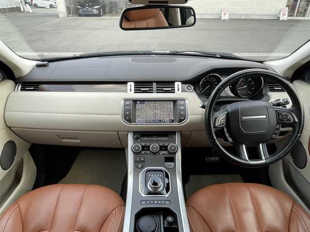ランドローバー レンジローバーイヴォーク プレステージ 群馬県 2014(平26)年 4.9万km ＤグリーンＭ 安全装備/・衝突軽減ブレーキ/・横滑り防止/・オートライト/・コーナーセンサー/・クルーズコントロール/メーカーナビ/・AM/FM/Bluetooth/・フルセグTV/CD/DVD/・AUX/USB/フロント/サイド/バックカメラ/LEDヘッドライト/ムーンルーフ/パドルシフト/パワーバックドア/ハンドルヒーター/シートヒーター前席/シートメモリー/純正フロアマット/プッシュスタート/スマートキー/ETC