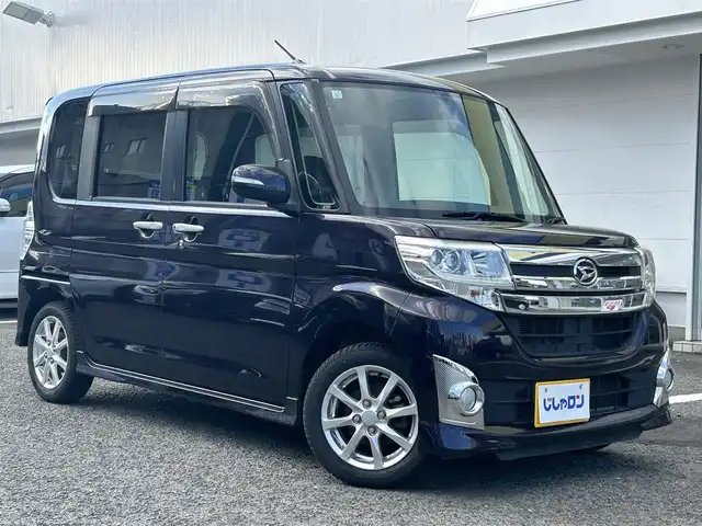 ダイハツ タント カスタム X 京都府 2014(平26)年 8.6万km ナイトシャドーパープルクリスタルM (株)IDOMが運営する【じしゃロン伏見店】の自社ローン専用車両になりますこちらは現金またはオートローンご利用時の価格です。自社ローンご希望の方は別途その旨お申付け下さい/社外ナビ(MDV-727DT)/(CD/DVD/Bluetooth/フルセグTV)/片側パワ-スライドドア/ＬＥＤヘッドライト/フォグランプ/オートライト/純正１４インチアルミホイール/純正フロアマット/ベンチシート/アイドリングストップ/スマートキー/備考欄あり