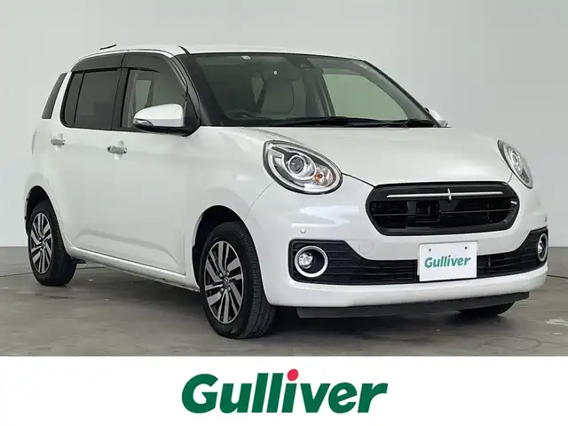 トヨタ パッソ モーダ　Gパッケージ 大分県 2016(平28)年 6.4万km パールホワイトⅢ 純正ナビ［NSZT-W66T］/　フルセグ/BT/CD/DVD/バックカメラ/スマートアシストII/純正14インチAW/純正フロアマット/LEDヘッドライト/スマートキー/プッシュスタート/アイドリングストップ/オートライト/コーナーセンサー/ステアリングリモコン/革巻ステアリング