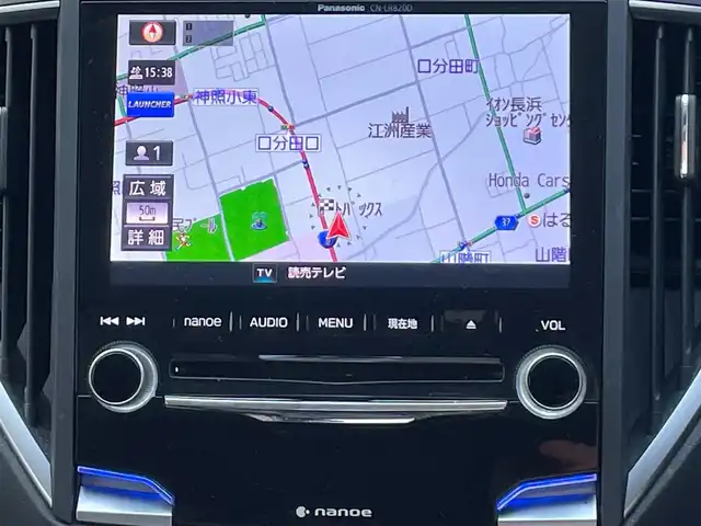 スバル インプレッサ ＸＶ 2．0i－S アイサイト 滋賀県 2017(平29)年 4.9万km クールグレーカーキ ワンオーナー/Panasonic8インチナビ(CN-LR820D)/(AM/FM/CD/BT/USB/SD/フルセグTV)/コーナーセンサー/黒革シート/パワーシート/シートヒーター/シートベンチレーション/バックカメラ/ETC/ドライブレコーダー/アイサイト/衝突軽減ブレーキ/レーントレーシングアシスト/レーダークルーズコントロール/オートライト/アイドリングストップ/横滑り防止装置/革巻きステアリング/ステアリングスイッチ/パドルシフト/X-MODE/純正フロアマット/電格ウインカーミラー/ISOFIX/スマートキー/スペアキー