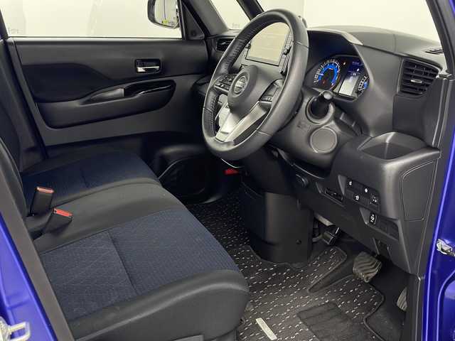 日産 ルークス ハイウェイスター Gターボ 埼玉県 2022(令4)年 3.4万km 青 9インチ純正SDナビ（MM321D-L）（Bluetooth　フルセグTV　CD　DVD　AM　FM）/全方位カメラ/純正ドライブレコーダー/ビルトインETC/片側パワースライドドア/純正アルミホイール/純正フロアマット/衝突軽減ブレーキ/レーンキープアシスト/スペアキー１本/ウィンカーミラー/LEDライト/オートライト